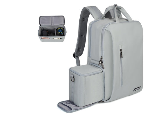 Waterproof nylon 2-in-1 camera backpack and shoulder bag – Camera Base