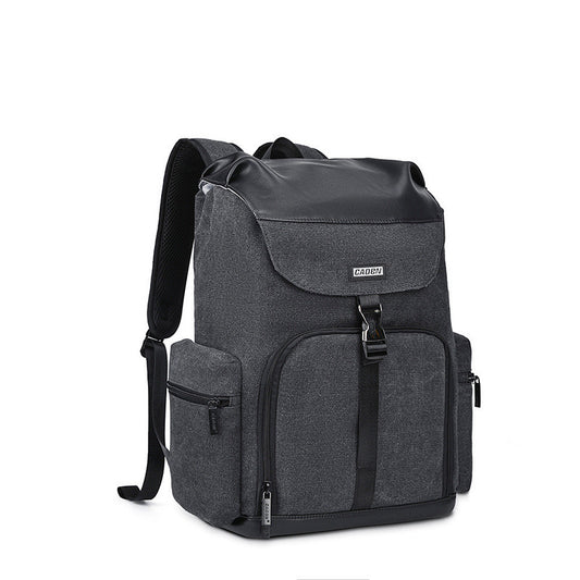 Waterproof canvas camera backpack with anti-theft buckle and drawstring – Camera Base