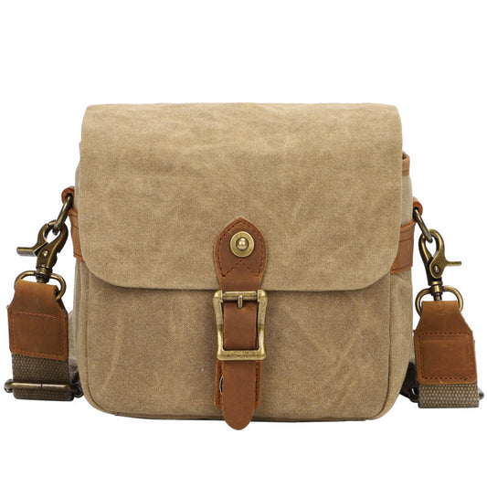 Versatile 2-way canvas camera bag, crossbody or waist style – Camera Base