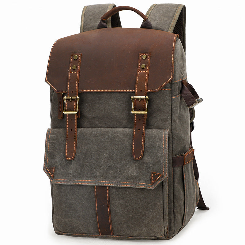 Frontier Canvas Camera Backpack