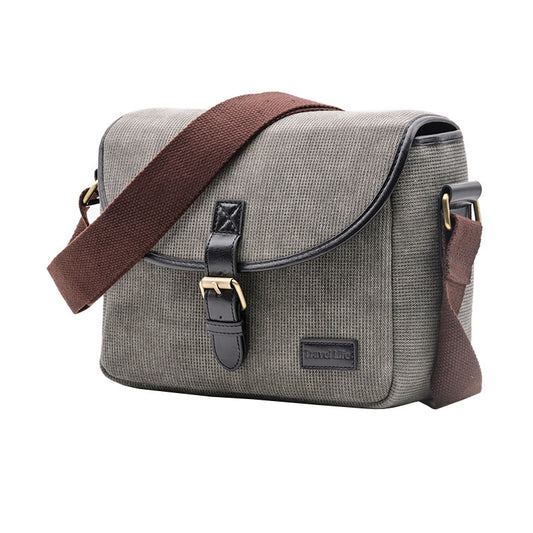 Compact canvas camera shoulder bag with minimalist design – Camera Base