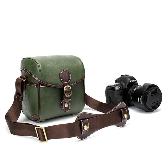Ambassador Leather Camera Bag